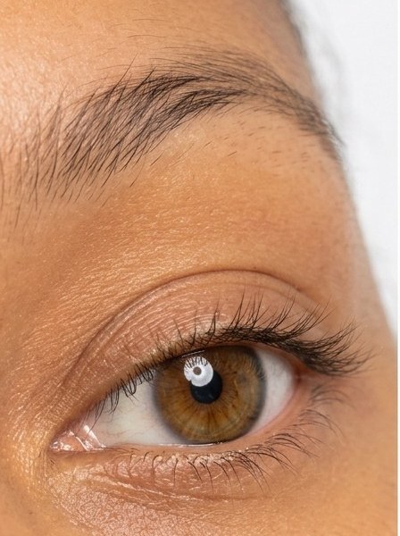 Avant la pose : cils naturels