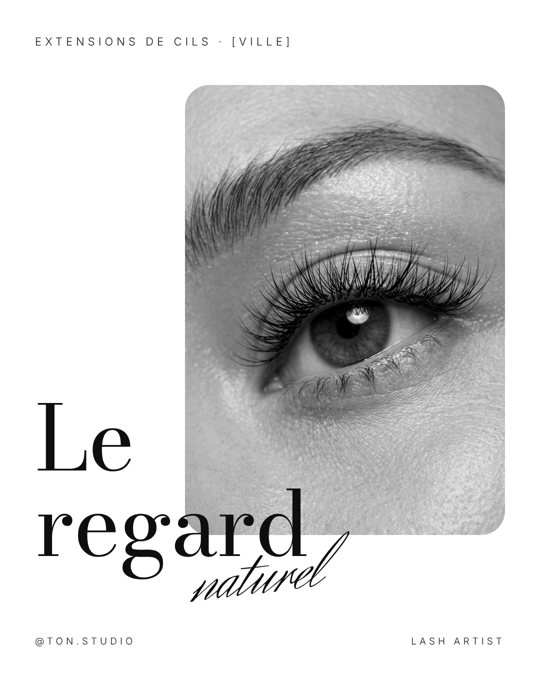 Template Instagram monochrome